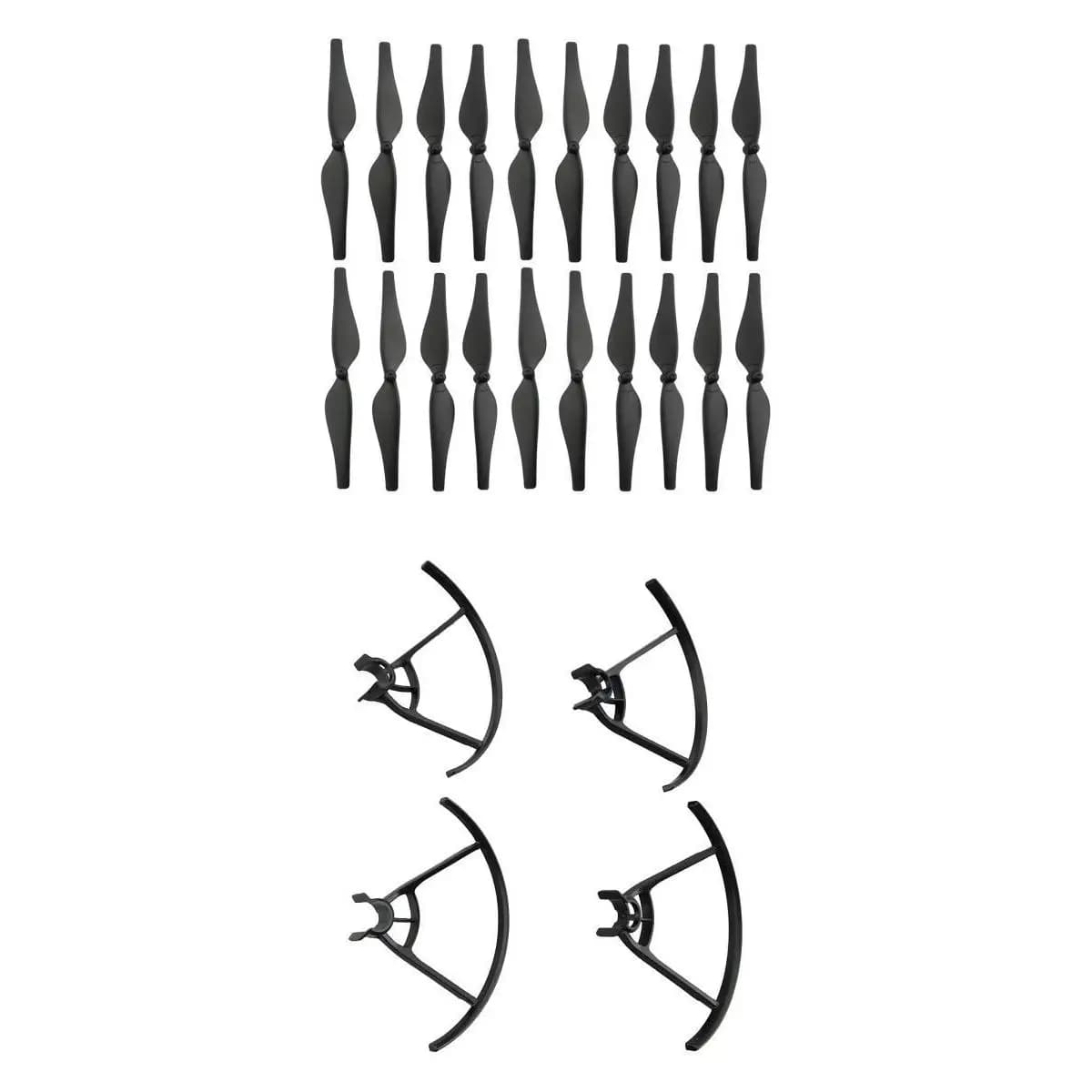 Drone Propeller Protective Cover Ring Backup Propellers Paddle Set for DJI Tello Quadcopter FPV Drone Kit