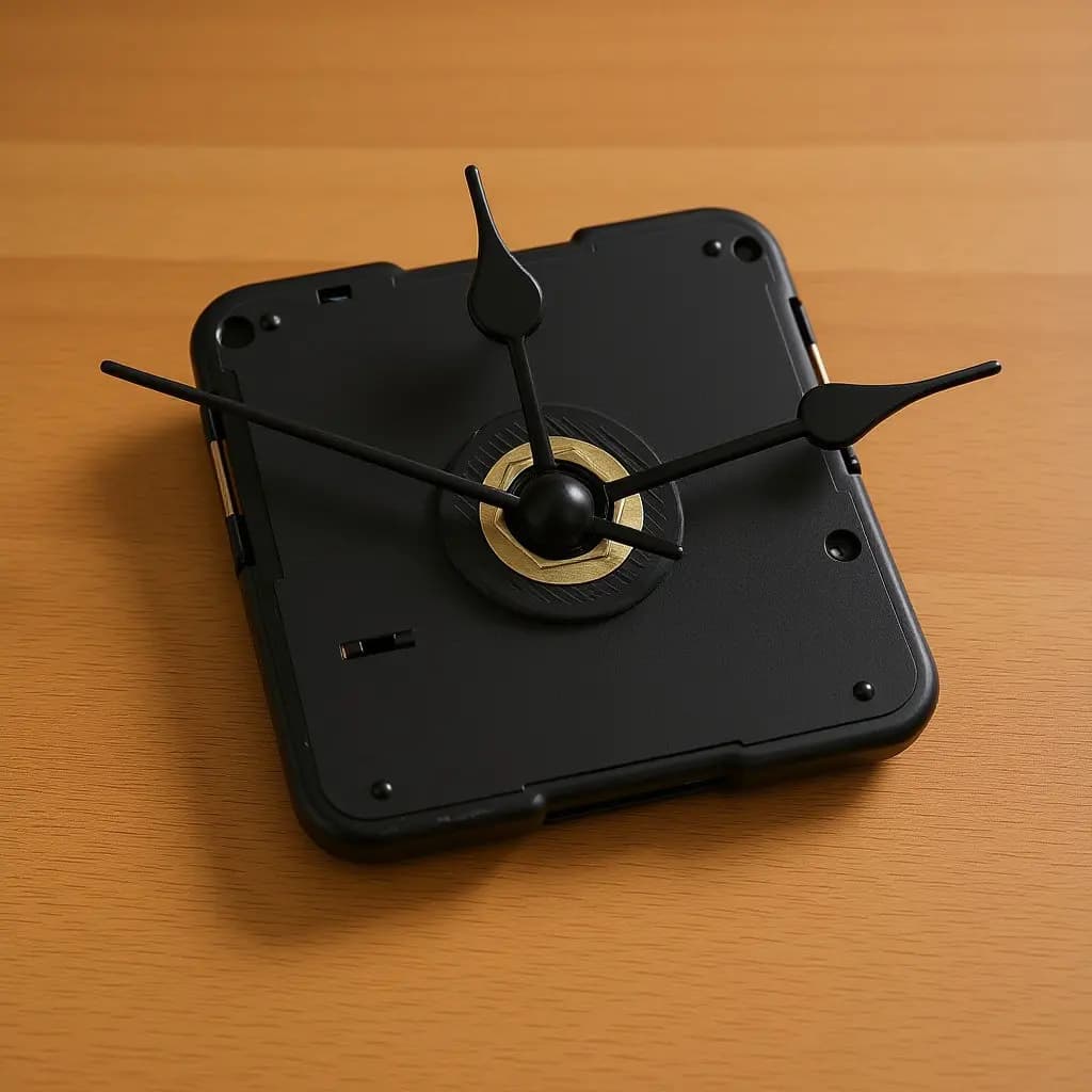 1Set Clock Mechanism Replacement High Precision Silent Design DIY Wall Desk Clock Kit Battery Operated Movement for 10-12Cm Face