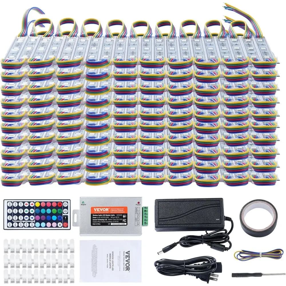 200 Luci LED Storeront, 103t 5050 SMD, Luci Decorative RGB Cangianti con Telecomando, Luci a Stringa o per Negozi