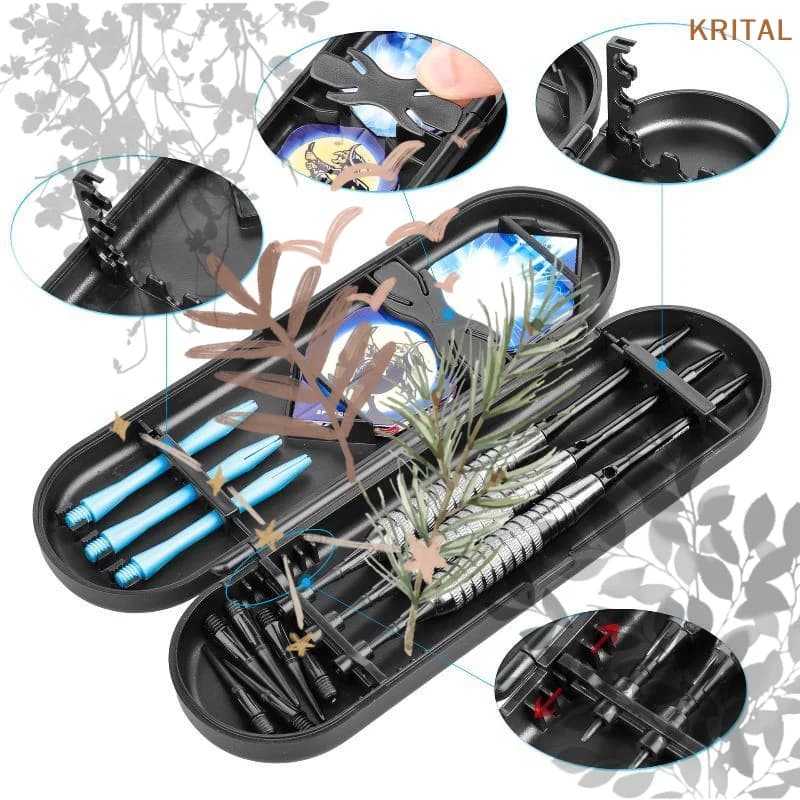 1Pc Darts Bag Organizer Tip Holder: Shafts Carrying Cases Accessories Carry Pouch Empty Container Home Outdoor