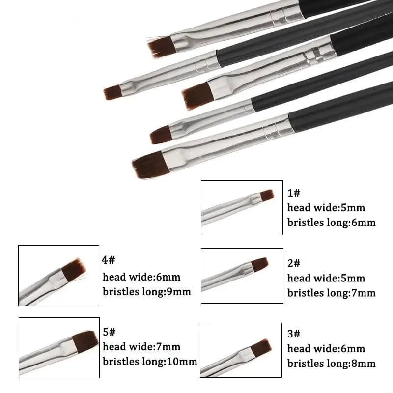 Pennelli in nylon morbido per resina dentale, professionali per modellazione dentale, penna per compositi, accessori per pittura artistica fai-da-te domestica