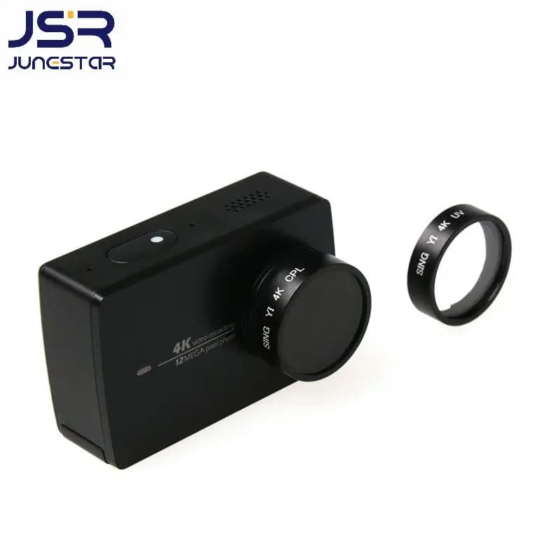 Yi 4K Xiaomi accessori UV CPL polarizzatore circolare copertura del filtro lente protettiva per Yi Xiaomi II 4K Xiaoyi Action Sport Camera