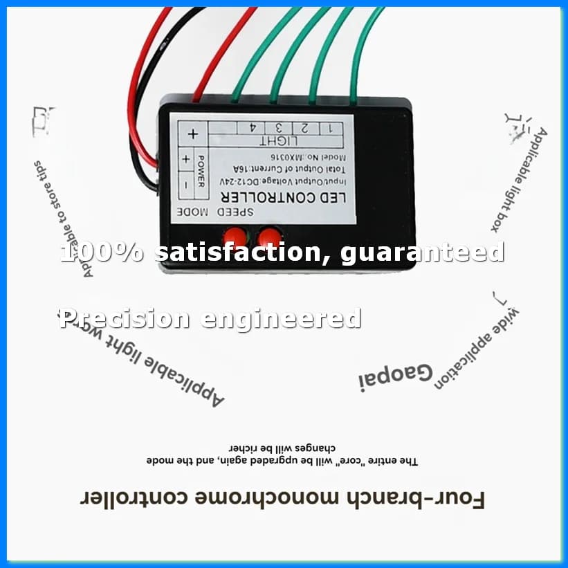 DC12V-24V Led Strip Light Controller Jump Water Burst Flash Horse Sign Luminous Word Exposed Light Box RGB Controler-A68X