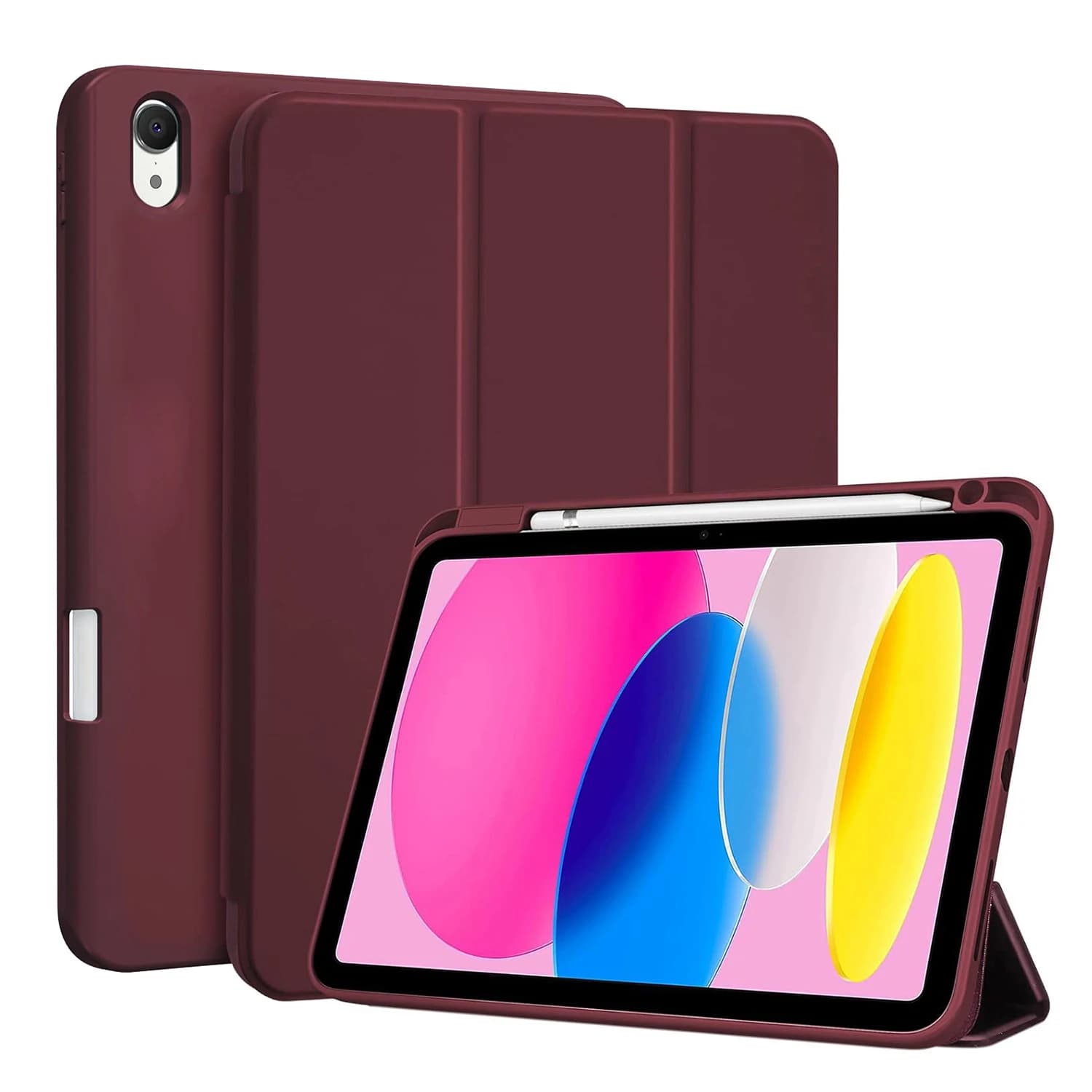 Tablet Case for iPad (A16) 11th Generation 11 Inch 2025/ 10th Generation 10.9 Inch 2022 Pencil Holder, Magnetic Flip Smart Cover