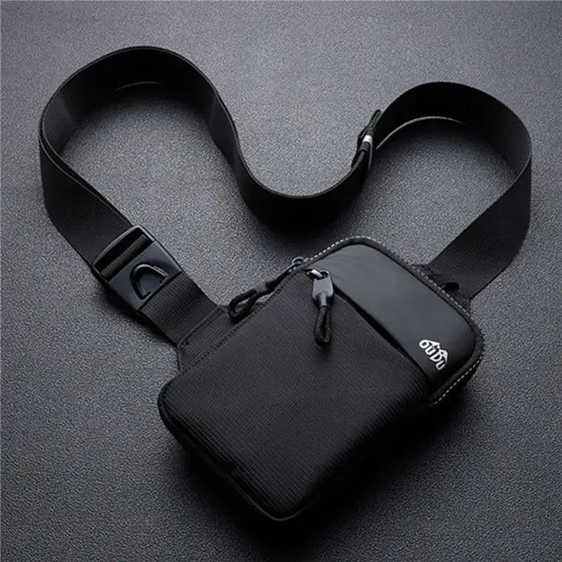 New Casual Men Shoulder Chest Bag Nylon Waterproof Outdoor Sport Running ciclismo Belt Travel Phone Pouch