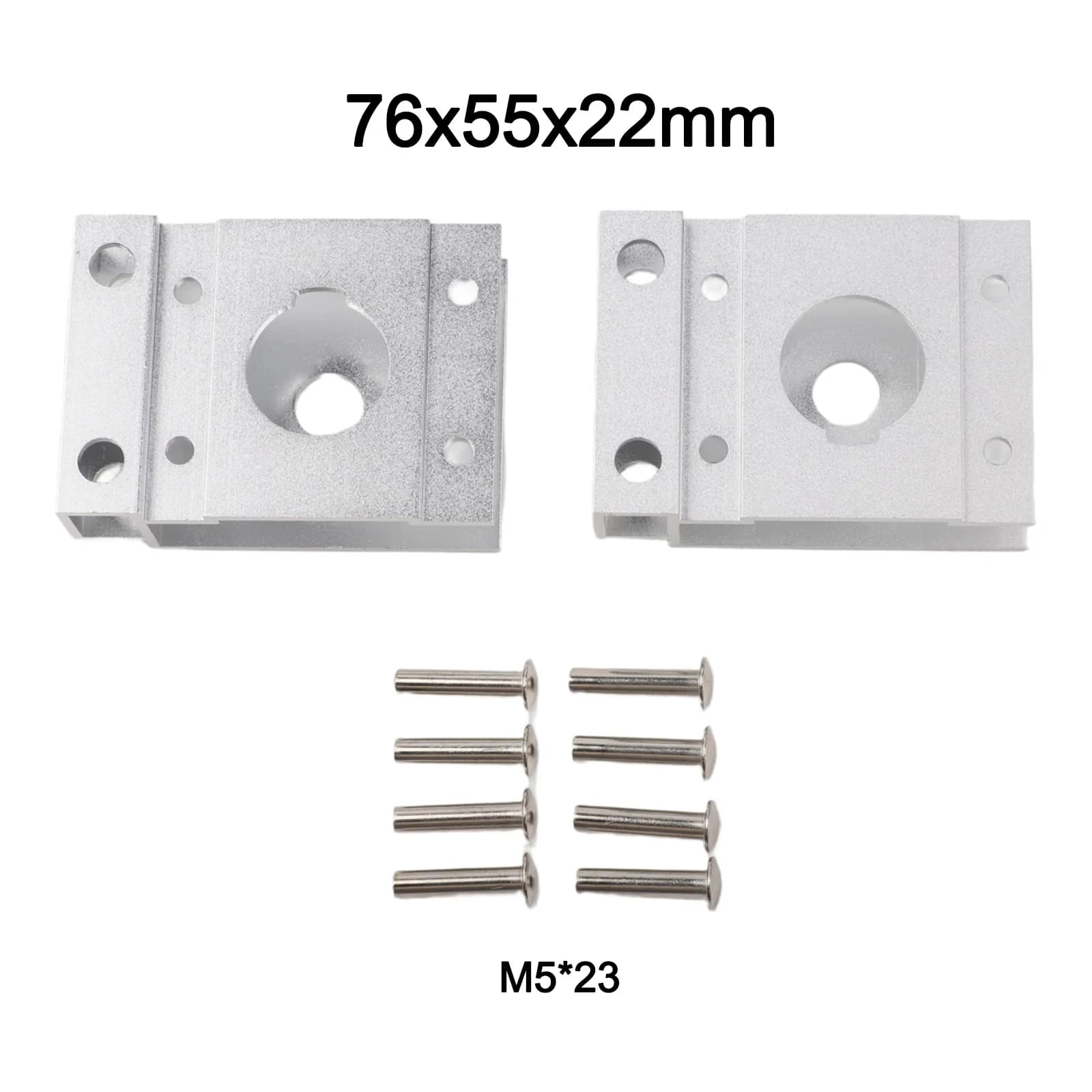 2Pcs Camping Table For IGT Table Telescopic Leg Fixing Silver Aluminum Alloy Connector Silver Hinge Replace Practical Supplies