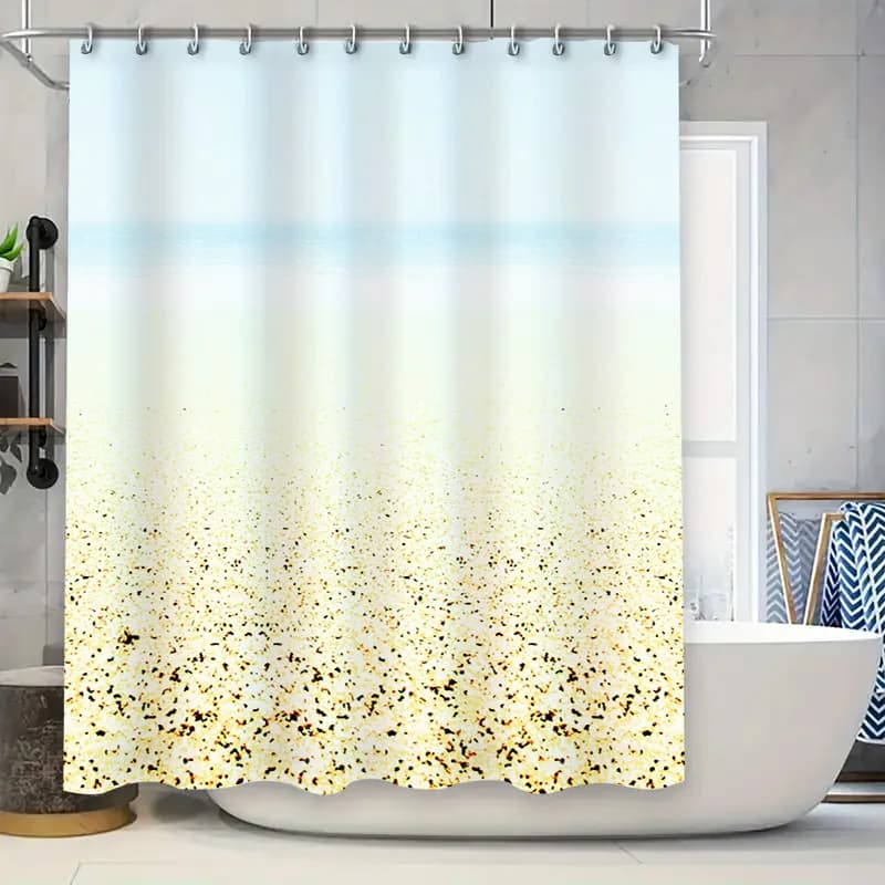 Tende da doccia moderne con stampa di cani carini Decorazioni per la casa Decorazione per bagno per animali domestici impermeabile Doccia C