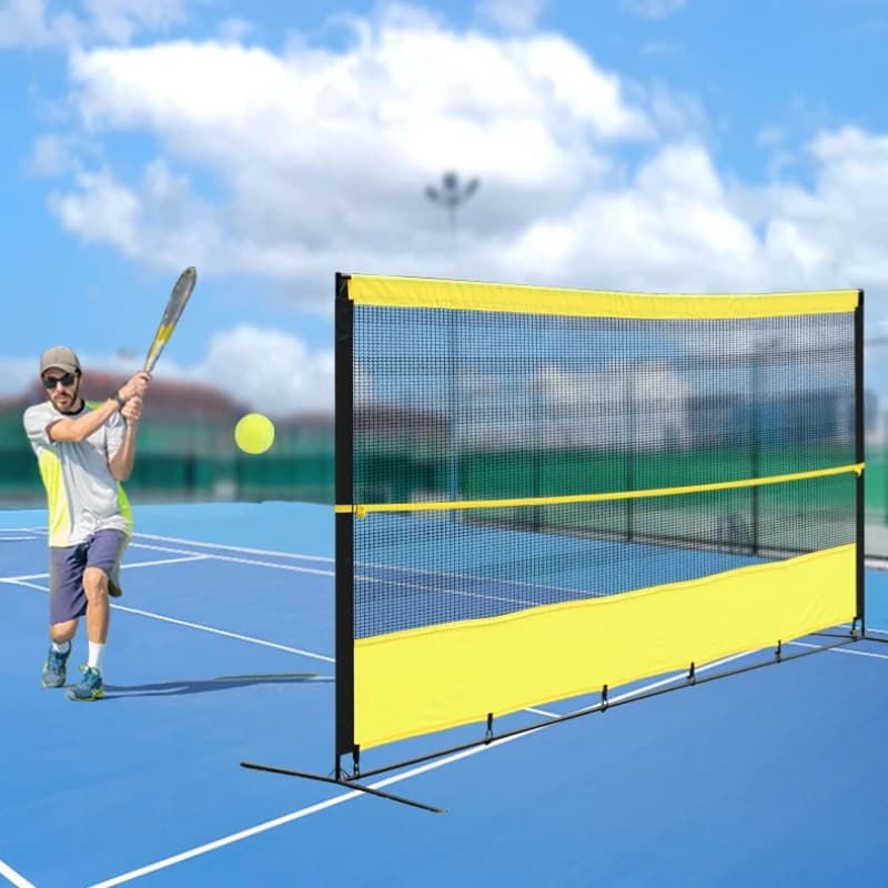 Porta di rimbalzo da tennis portatile Pratica per bambini Rete di rimbalzo da tennis Rete da rimbalzo per allenamento per adulti Accessorio professionale stabile per palline