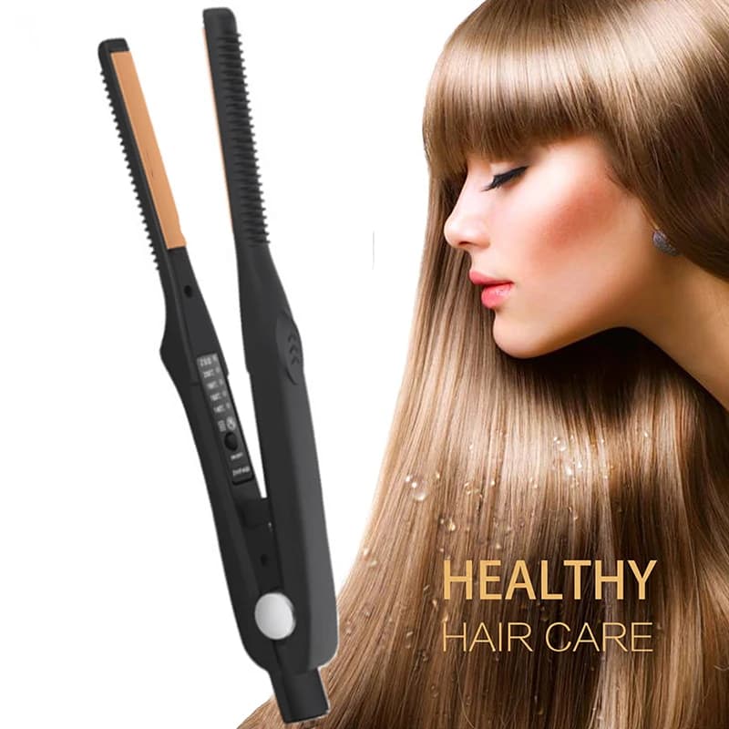 Best-selling professional two-in-one ceramic straightener and curling iron for both household and hotel use