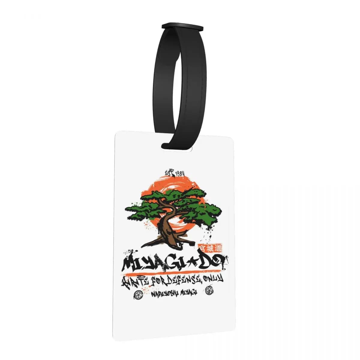 Etichette per bagagli Miyagi Do Karate, accessori per valigie, etichetta per bagaglio da viaggio, porta etichette, identificativo, nome, indirizzo