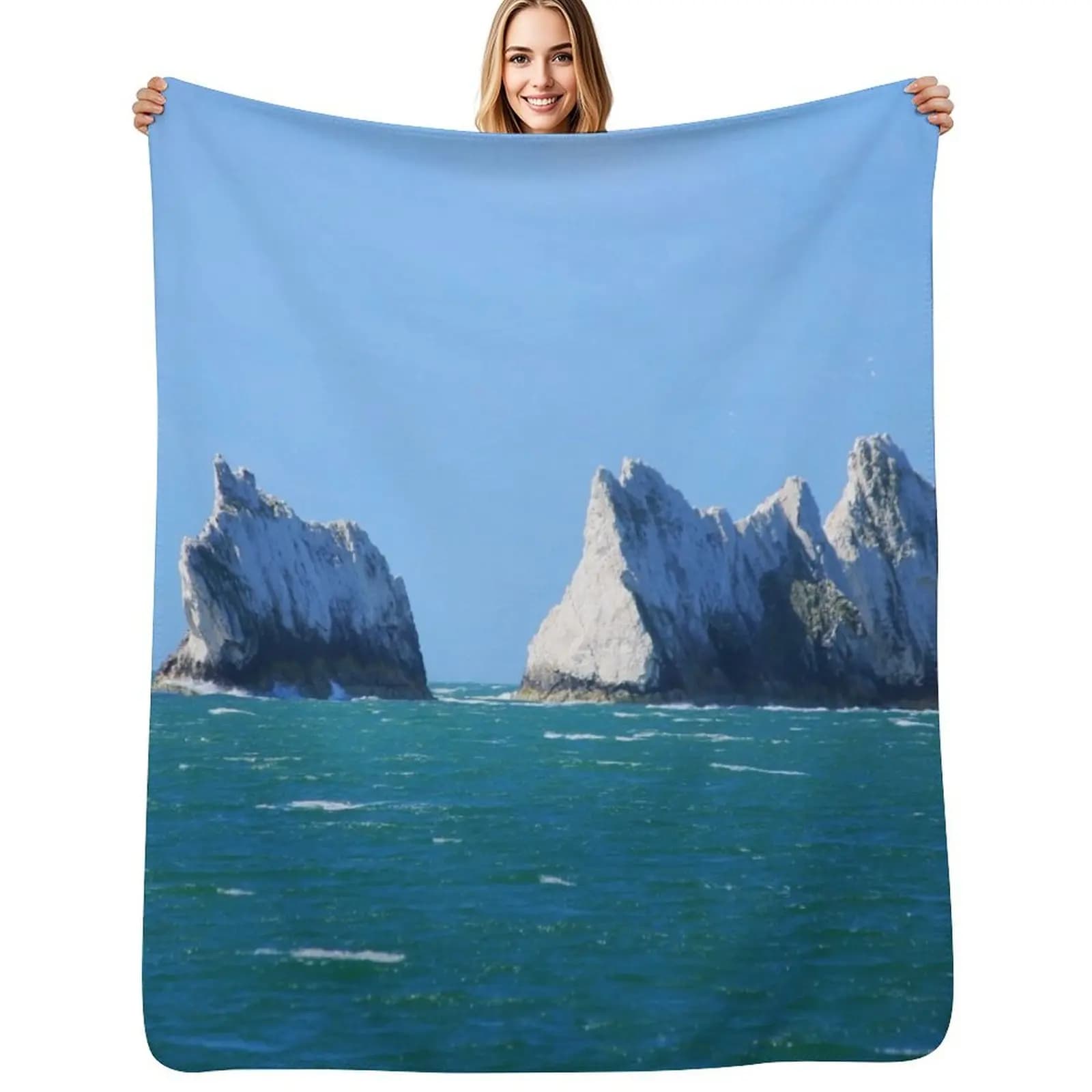 Coperta The Needles, Morbida e Calda, Senza Pelucchi, per Letto