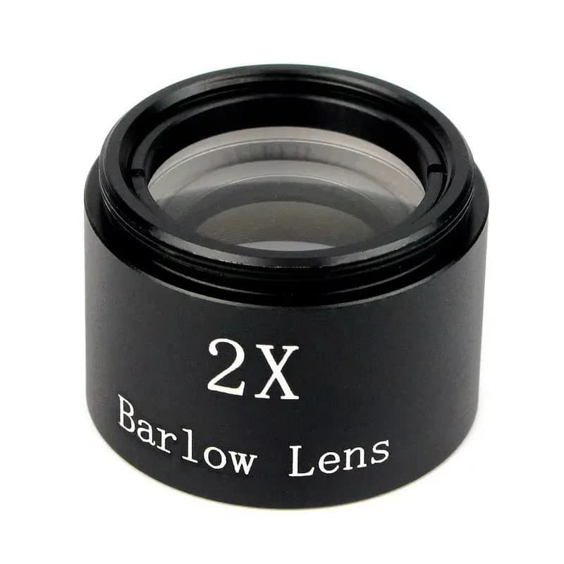 Lente Barlow 2X da 1,25 pollici per Oculare Telescopio Astronomico, Completamente Multicromata, in Metallo, con Interfaccia da 31,7 mm, Lente di Prolunga per Osservazione della Luna e delle Stelle