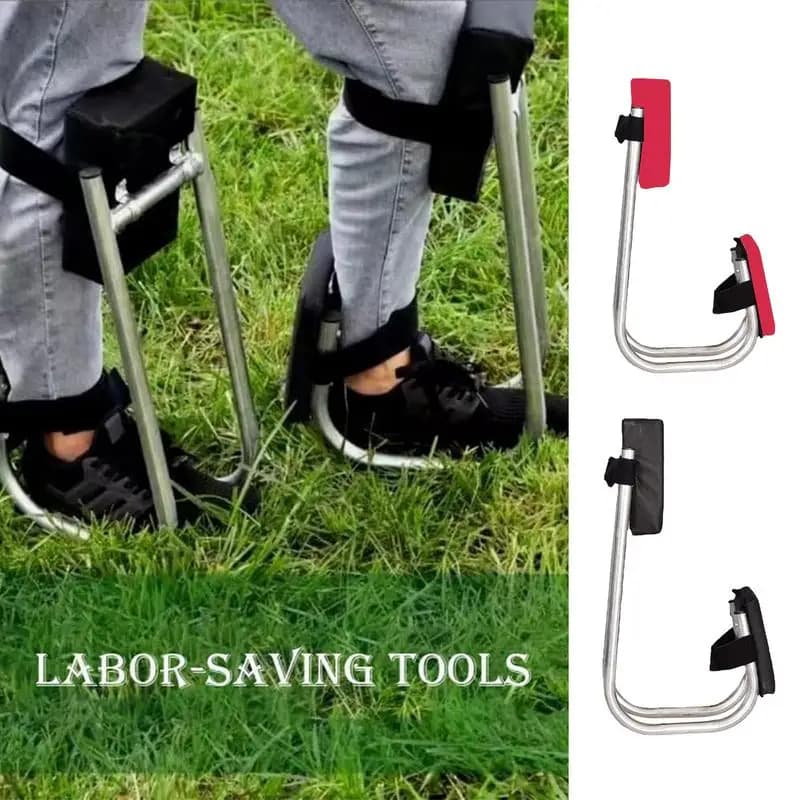 Cintura per sedia da giardino portatile con ginocchiera sul dispositivo inginocchiato Supporto per gamba del sedile per ginocchio Strumenti per il risparmio di manodopera per il lavoro inginocchiato