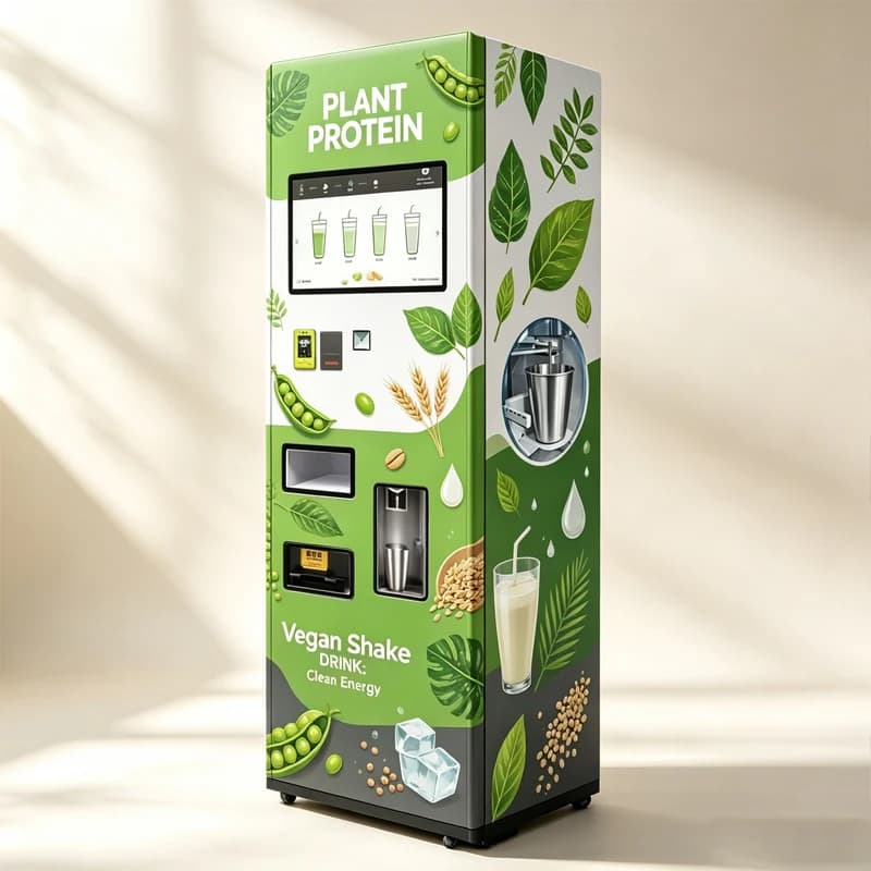 Commercial Gym Use Plant Protein Powder Drink Vending Machine Automatic Multi Formula Beverage Dispensing Equipment Customized