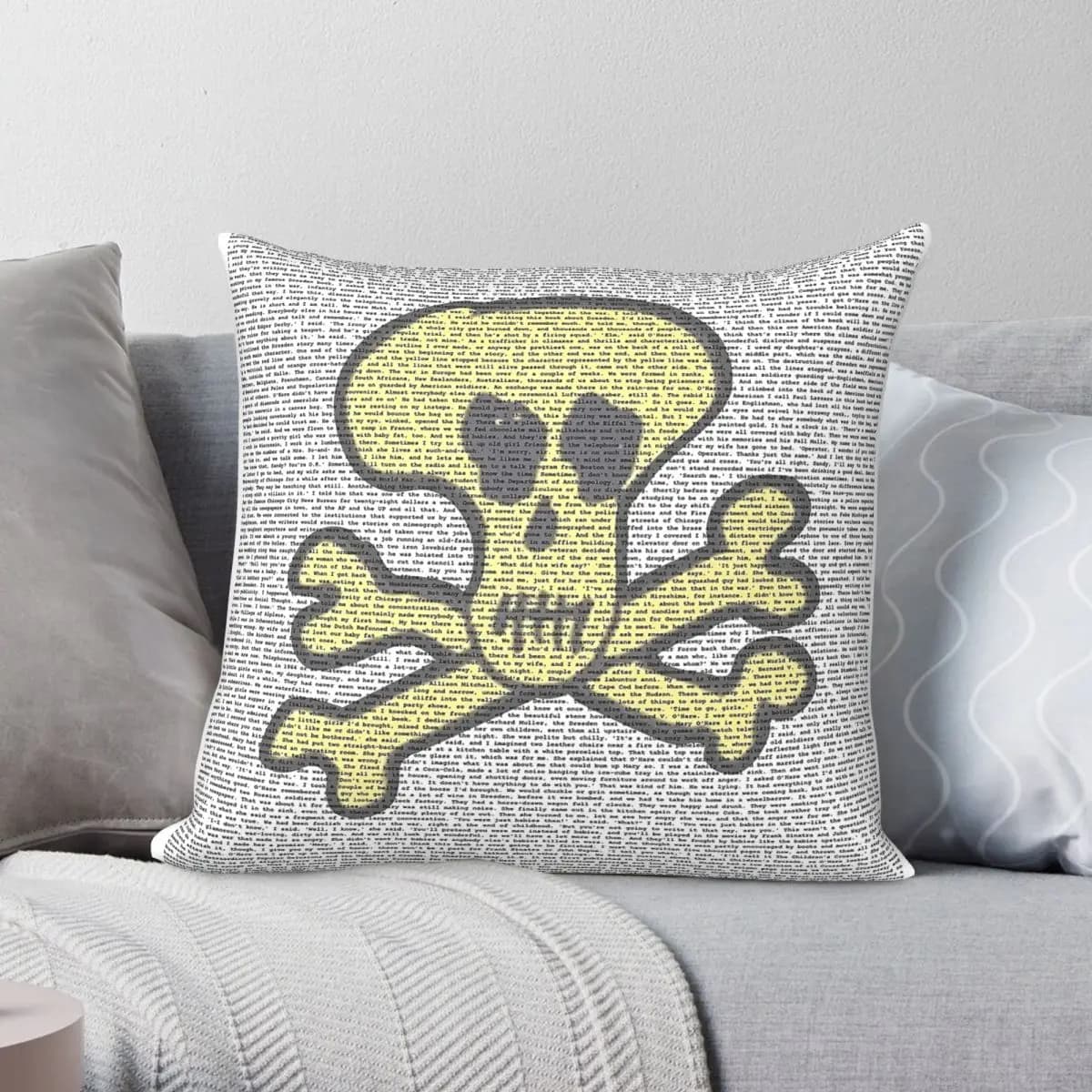 Kurt Vonnegut Slaughterhouse Five Square Pillowcase Polyester Linen Velvet Creative Zip Decorative Throw Pillow Case Bed Cover