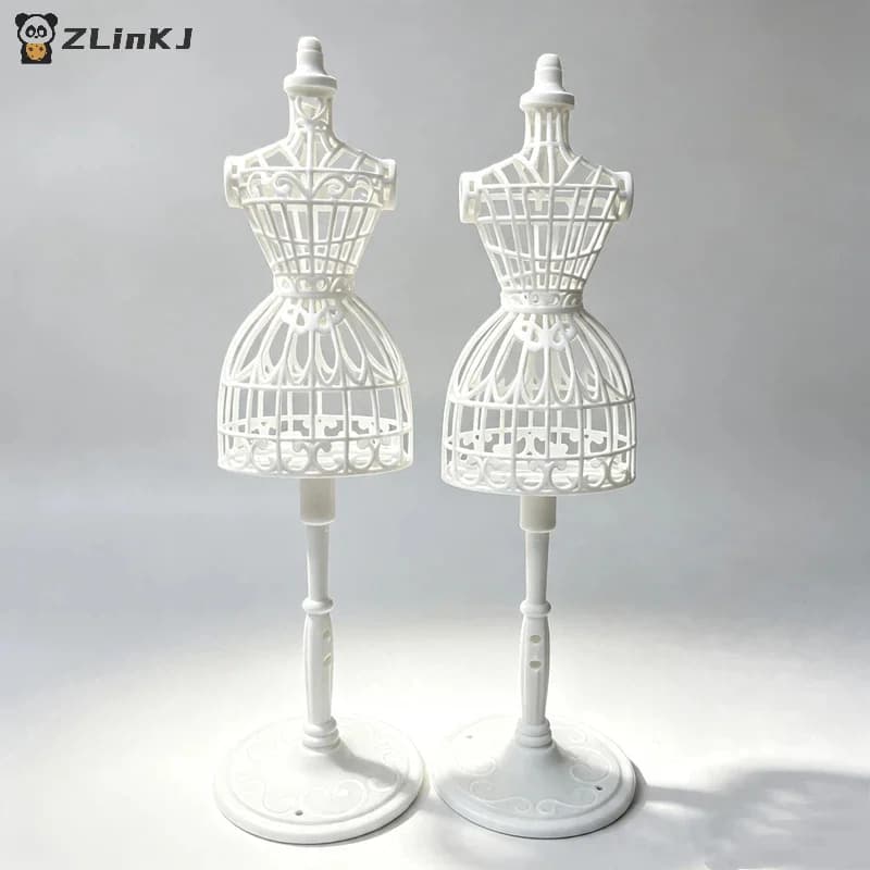 ▶1Pcs Plastic Dolls Clothes Model Brackets Clothes Hangers For Models