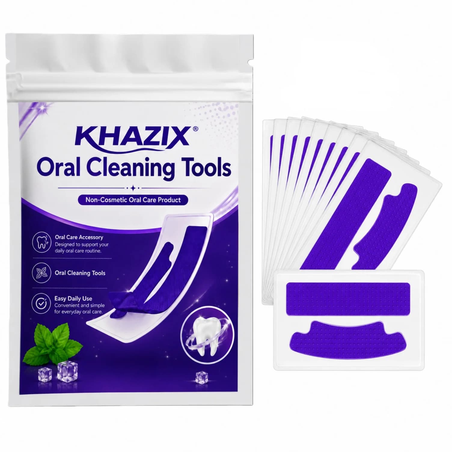 1/7 Pairs Teeth Whitening Strips for Whiter-Looking Smile, Flexible Tooth Strips Easy to Apply for Daily Cosmetic Care