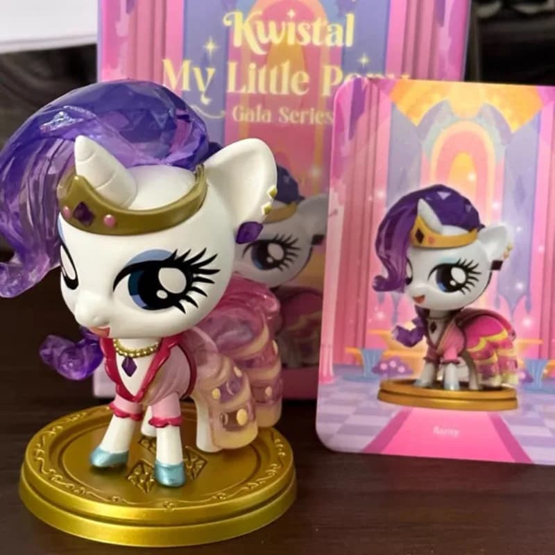 Genuine My Little Pony Kwistal Fwenz Series Blind Box Toy V2 V3 Mystery Box Kawaii Action Figure Collectible Model Surprise Gift