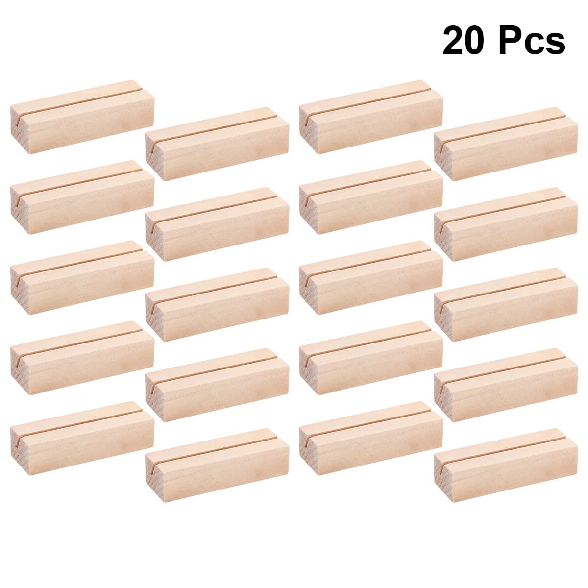 20 pezzi supporto per foto in legno cornice porta cartoline porta cartello in legno supporto in legno per esposizione decorazioni per feste scolastiche