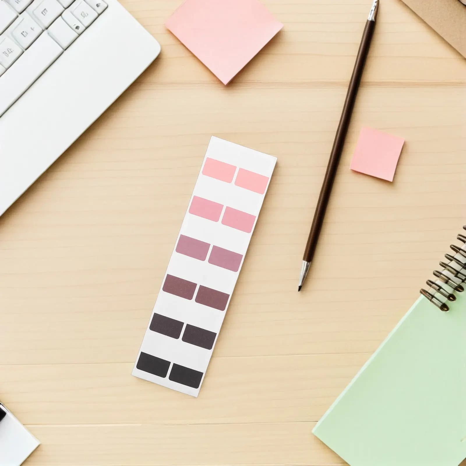 Set di 3 Etichette Adesive Colorate Sfumate, Segnapagina Scrivibili, Etichette per Libri, Etichette per Appunti, per Quaderni e Cartelle