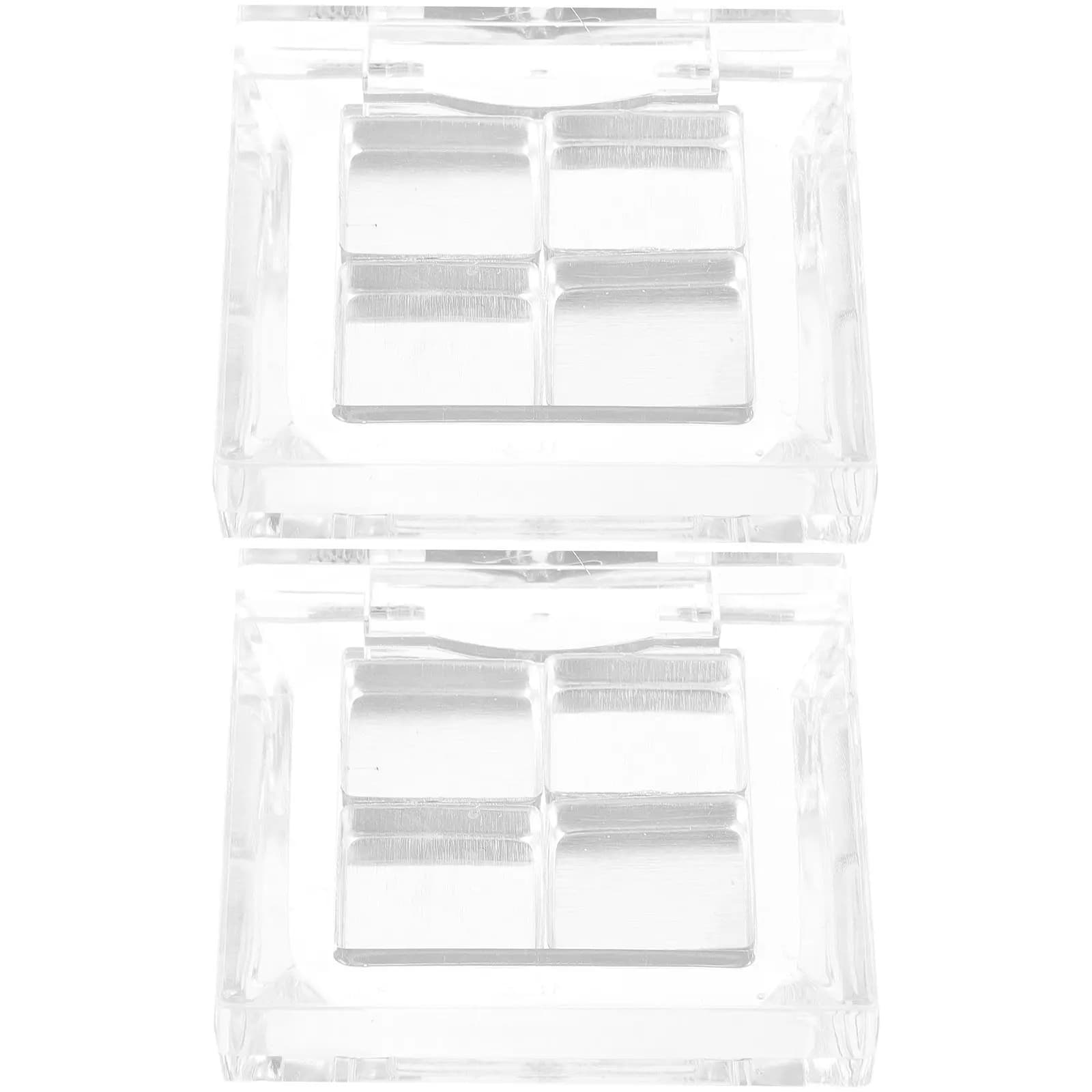 2 Set di Contenitori Ricaricabili per Ombretti, Palette Vuota Portatile per Trucco, Custodia da Viaggio