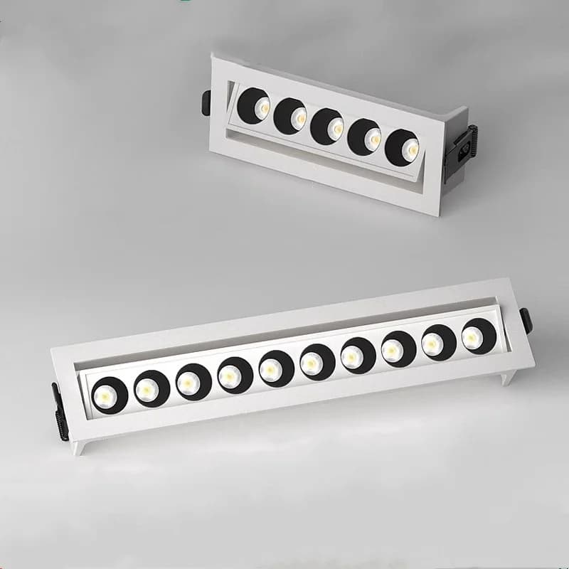 Faretti COB da incasso antiriflesso Faretti Dimmable10W 20W Griglia Faretti LED Lampada da soffitto AC85-265V Illuminazione interna
