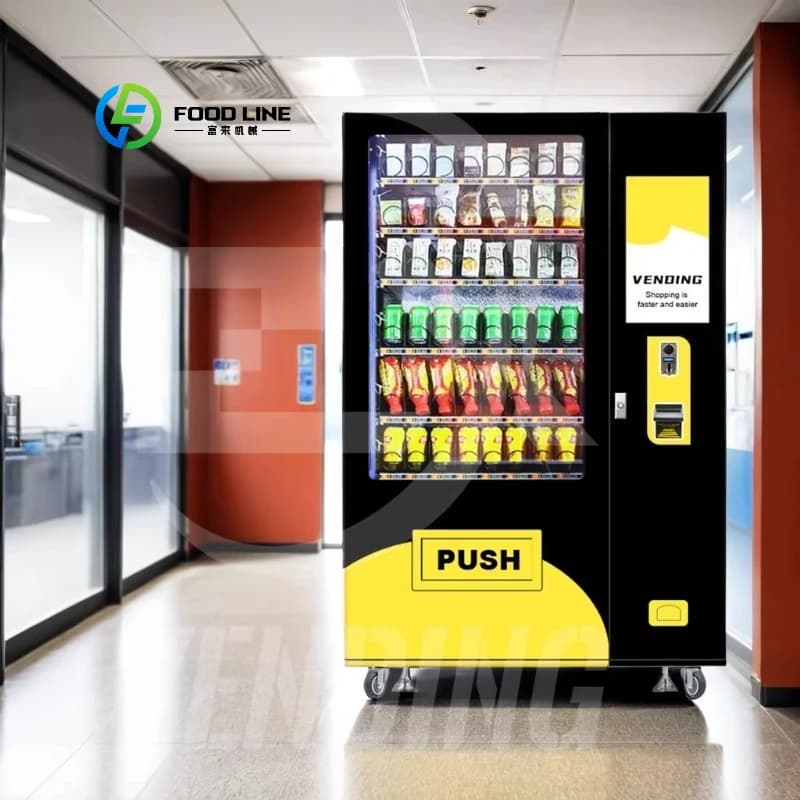 Cheap Price Fully Automatic Eyelashes Vending Machine For Sale Small Size Automatic Machine For Girls For Food And Beverage With Paper