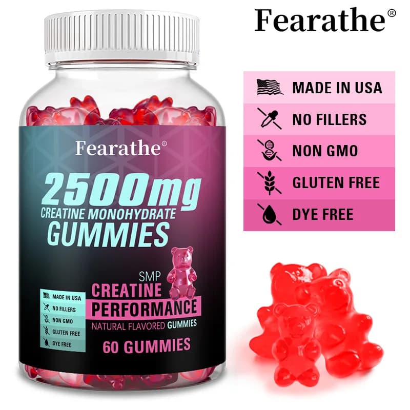 Creatine monohidrate gumella: they enhance energy, build muscle mass and improve athletic performance, support mood health