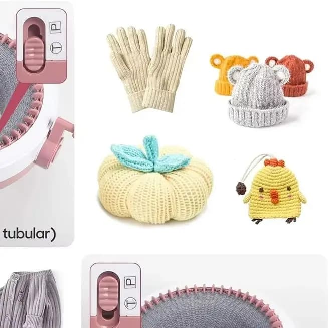 22/40 Needle Hand Knitting Machine Diy for Knitting Sweater Scarf Hat Socks Weave Machine Loom Machines Process Tools
