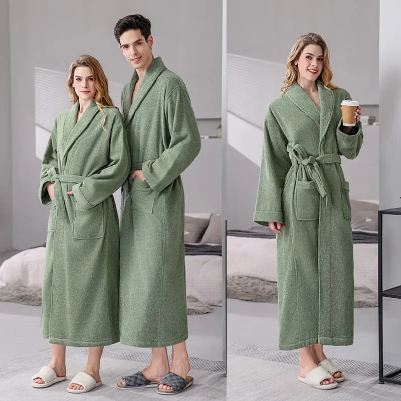 100% cotoneAsciugamano Materiale Accappatoio per uomini e donne Coppia Hotel Camicia da notte Bed And Breakfast Hotel Bagno assorbente Bagno