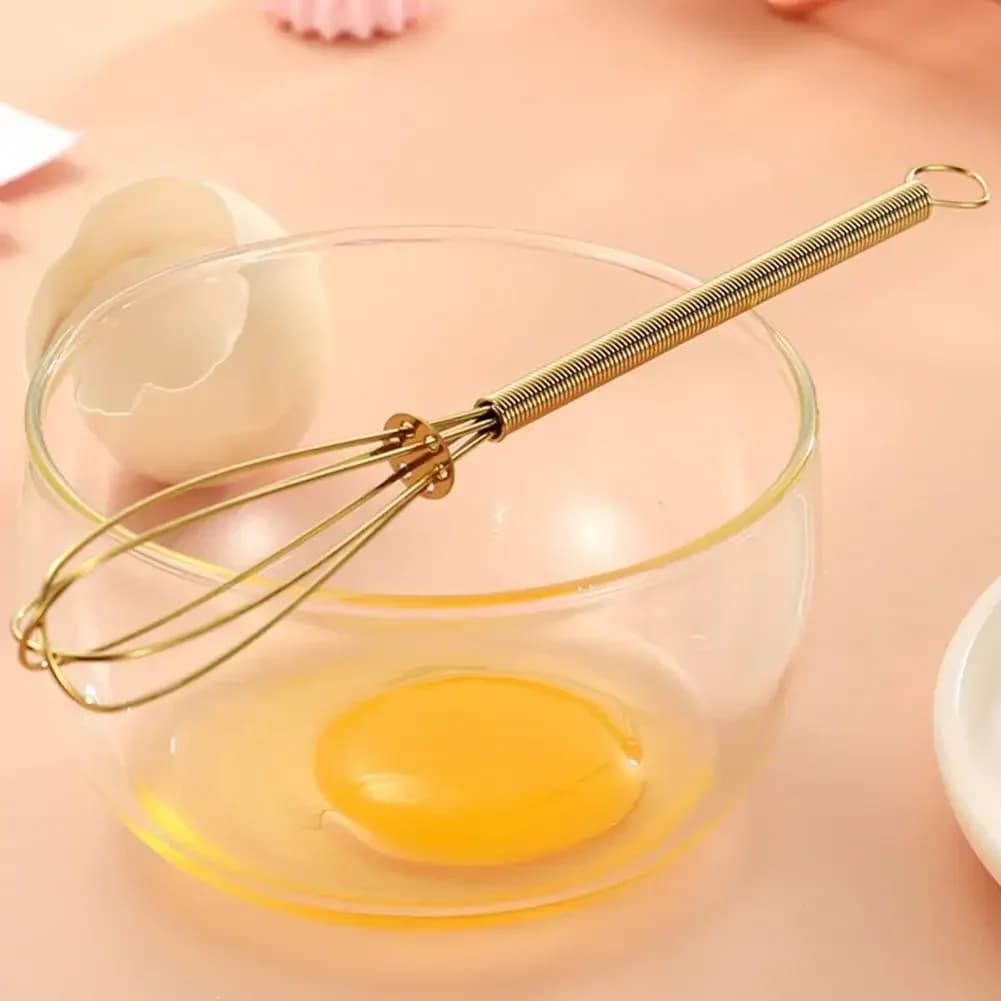 1Pc Rotary Manuale Frullino per le uova Mixer Mini Cucina Frusta per le uova Strumento di cottura Agitatore Matel Eco-Friendly Frullatore per le uova accessori da cucina