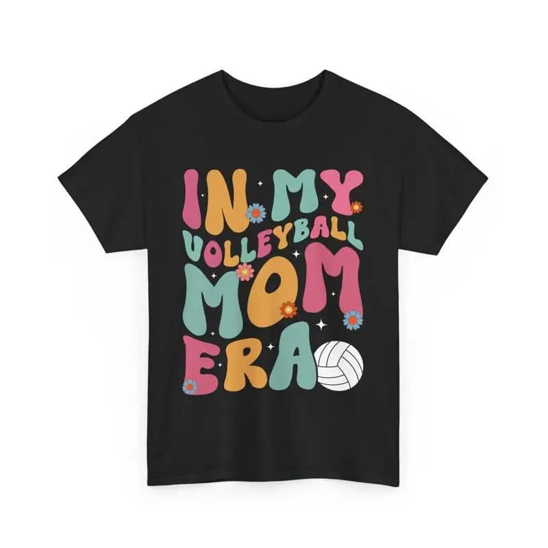In my t-shirt from the era of the cute volleyball mom