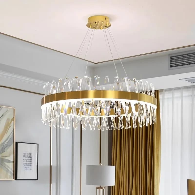 Lampade a sospensione a LED ad anello per l'arredamento moderno della casa, lampadari per soggiorno, lampade a sospensione per sala da pranzo, illuminazione per interni
