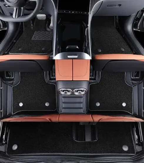 Tappetini per auto speciali personalizzati per Toyota Land Cruiser Prado 2026-2024 6 7 posti tappeti impermeabili a doppio strato per LC250 2025