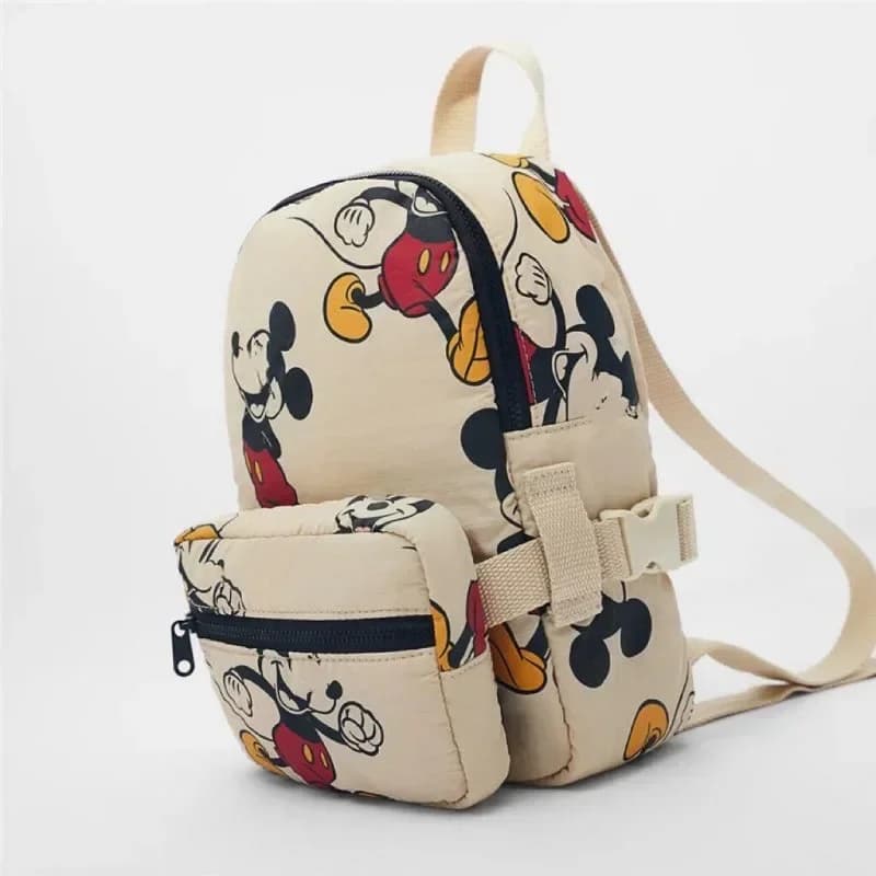 Nuovo zaino per bambini alla moda con motivo Disney Mickey Mouse, carino zaino leggero con stampa di Topolino