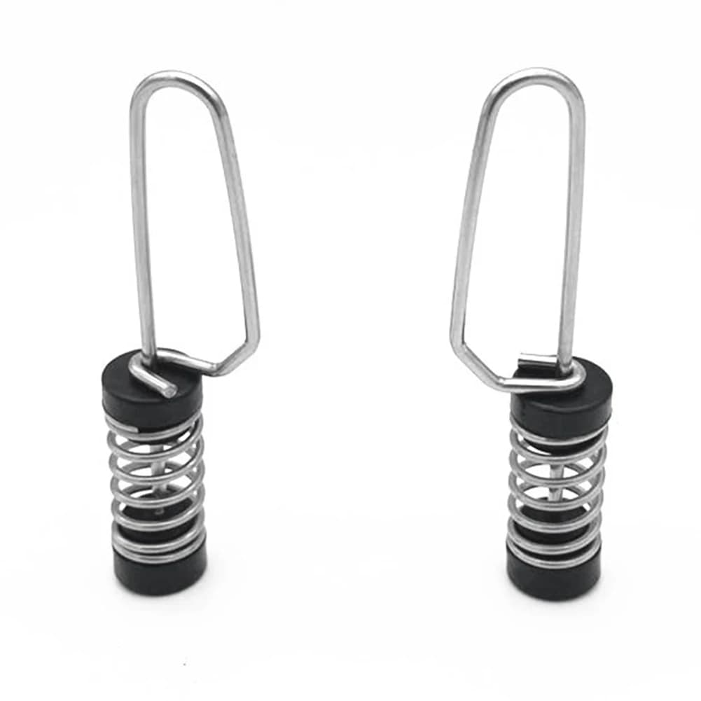 -[Cilae-17R] Fishing Flag Clips Stainless Steel Marine Boat Flag Clips For Halyards Outrigger Lines Antennas Flagpole Rope