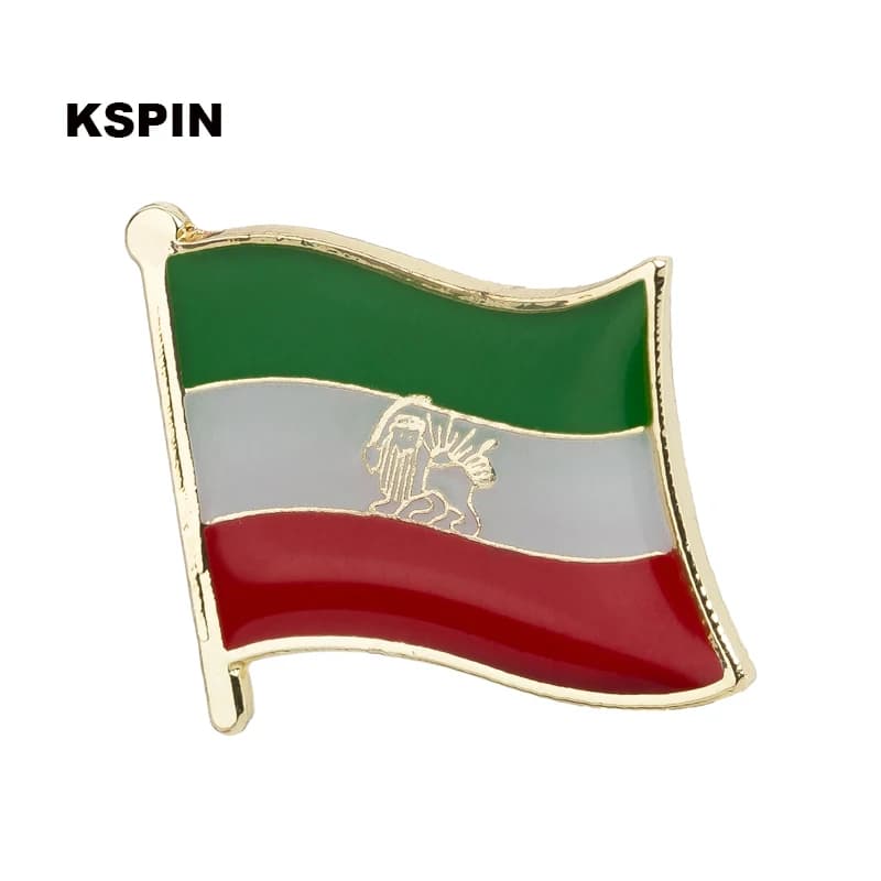 Spilla da bavero con bandiera dell'Iran per zaino