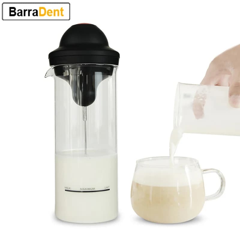 Automatic Coffee Foamer Electric Milk Frother Portable Stainless Steel Whisk Drink Mixer For Latte Cappuccinos Macchiato