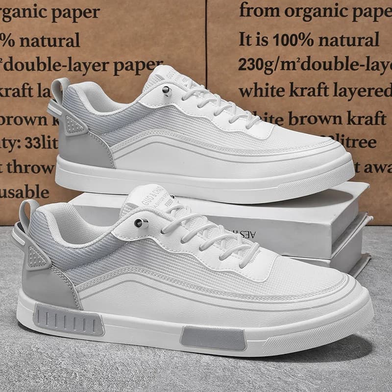 Scarpe da skateboard da uomo Nuove sneakers per il tempo libero traspiranti in mesh Suola in gomma antiscivolo leggera Scarpe da passeggio comode e alla moda