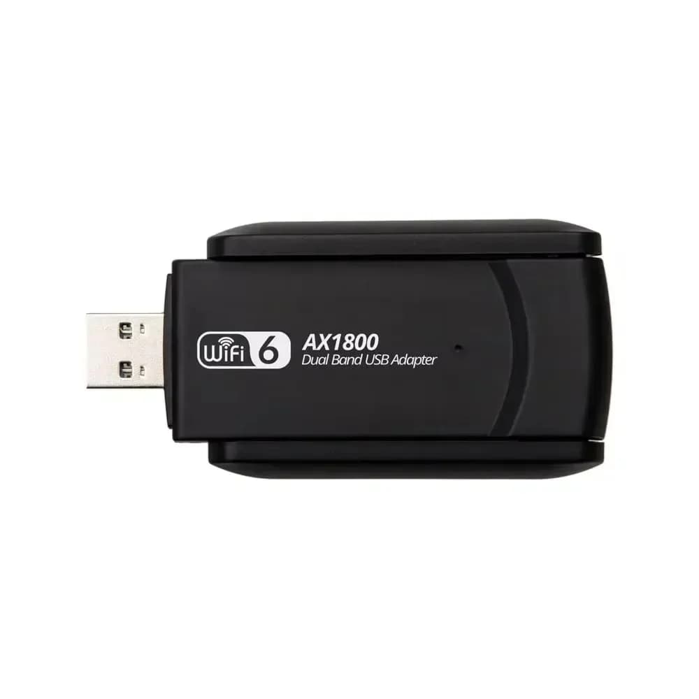 Adattatore WiFi 6 USB WIFI 1800Mbps Dual Band USB3.0 Scheda di rete wireless Antenna Dongle Wi-Fi per PC Win 10/11