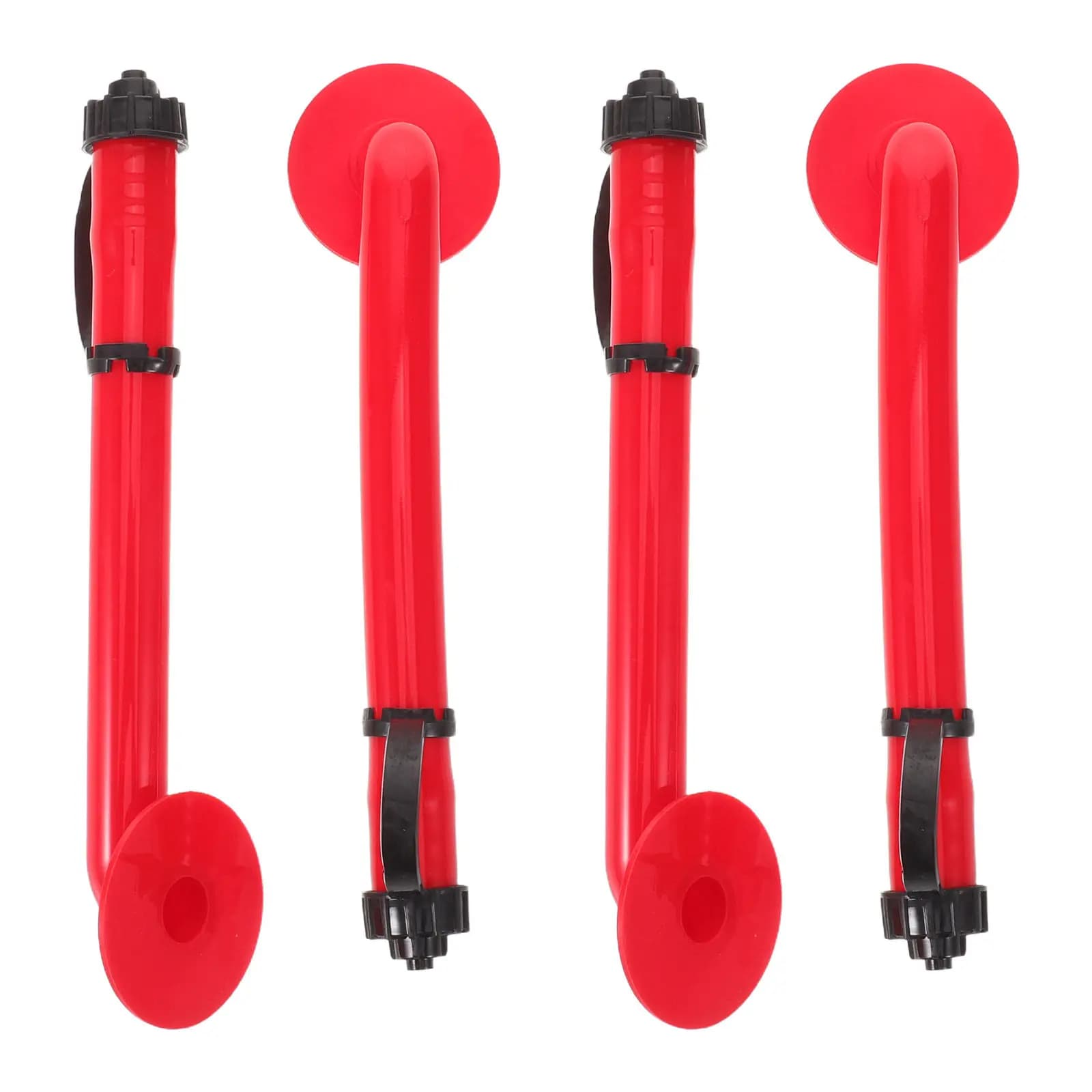 Life Jacket Inflation Tubes 4 Piece TPU Leakproof Blowing Hoses for Vests Buoys and Inflatable Safety Gear