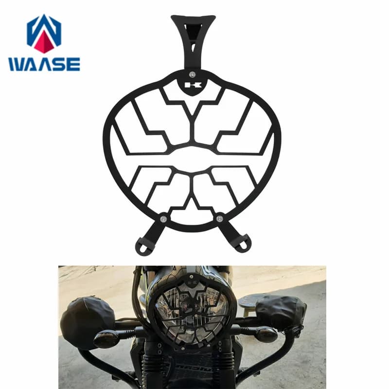 Waase For Kawasaki Volcano S 650 EN650 2015 2016 2017 2018 2019 2020-2023 Light Head Light Head Light Head Light Grid Protective Cover