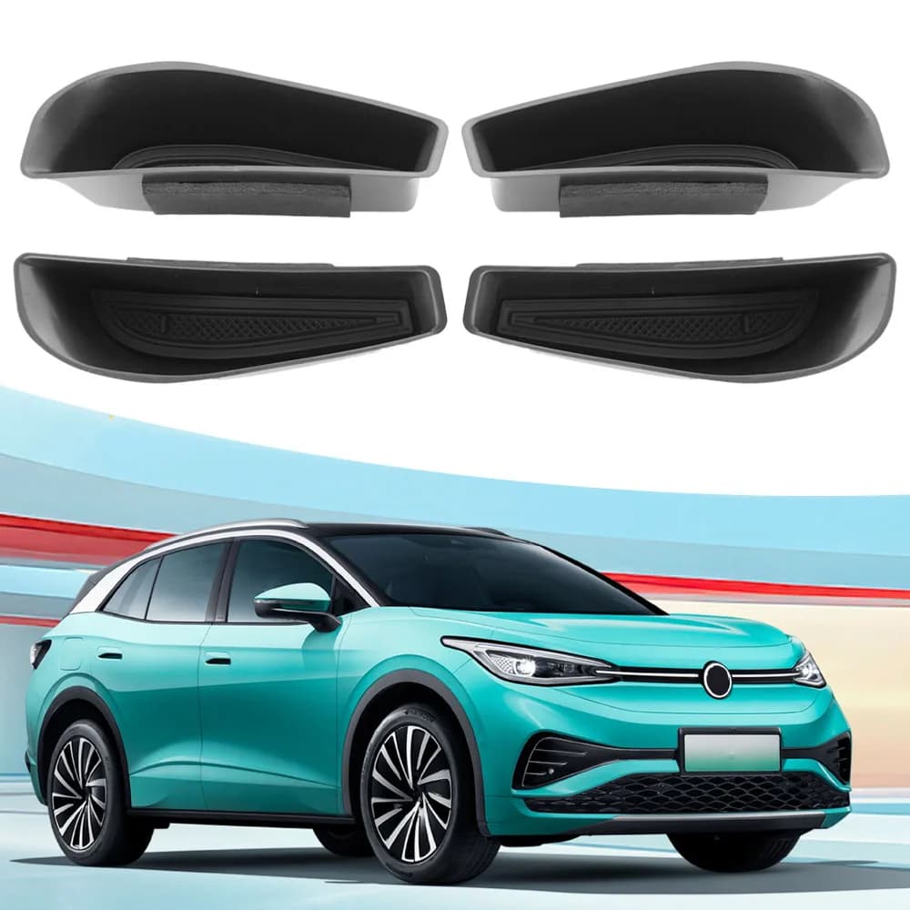 Car Door Storage Box for Volkswagen VW VW ID4 ID.4 2021 - 2025 Door Storage Barrel Organizer Stowing Tray Container Accessories
