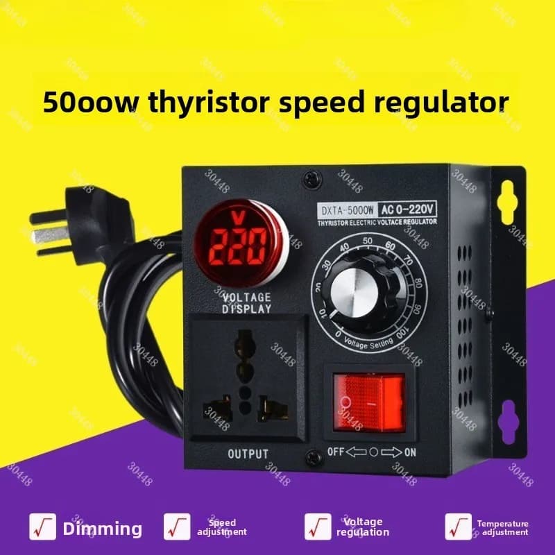 Regolatore di temperatura regolatore di tensione elettronico ad alta potenza da 5000 W per ventola riscaldatore fornello elettrico