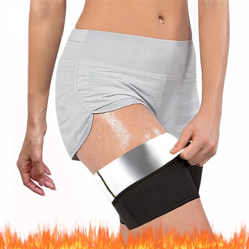 Thigh Trimmer Trainer Belts Shapewear Slimming Leggings Body Shaper Women Hot Thermal Thigh Sauna Sweat Fat Burning Leg Sleeves