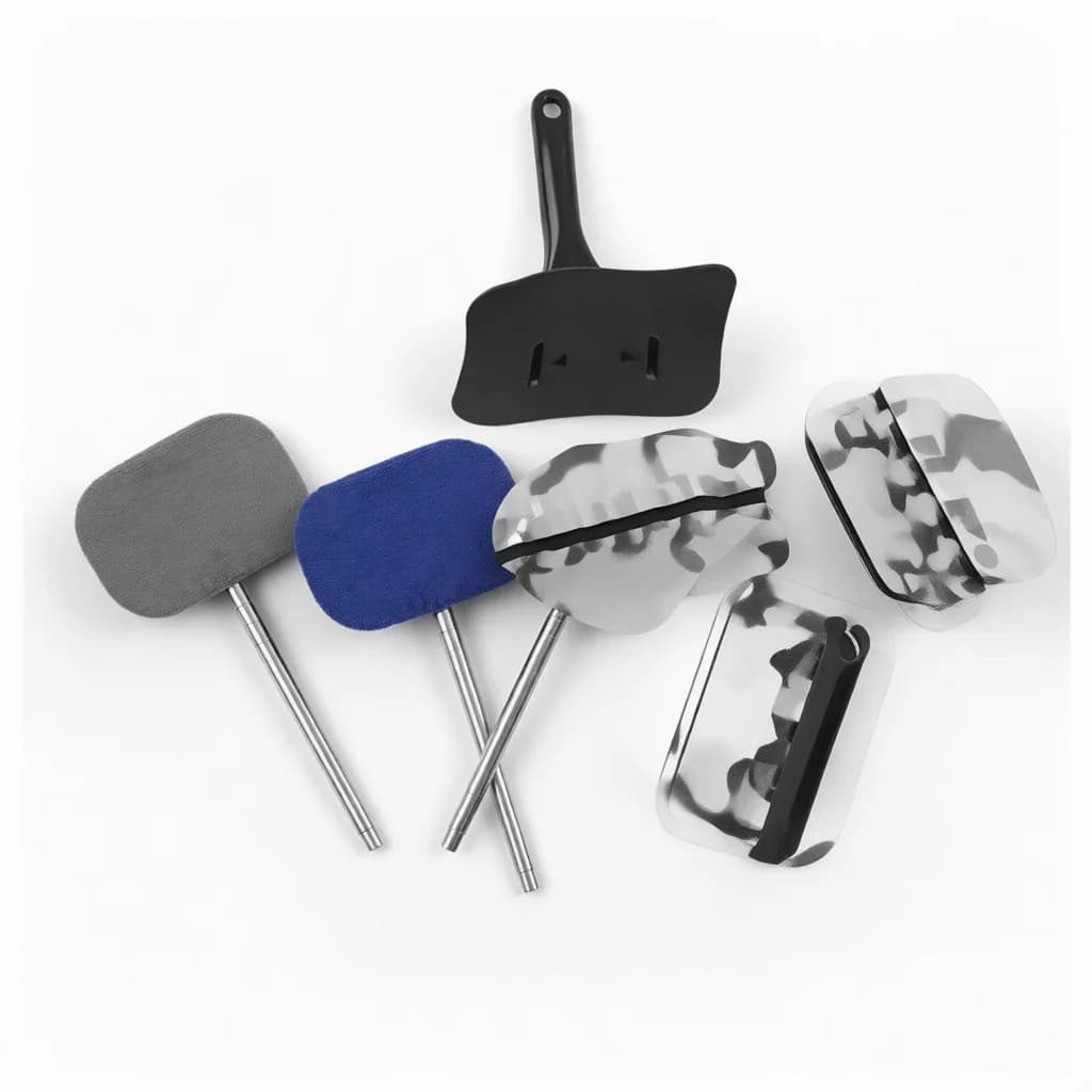 Adjustable Car Windshield Cleaner Brush Auto Window Glass Defogging Tool Interior Duster Wiper For Driving Visibility