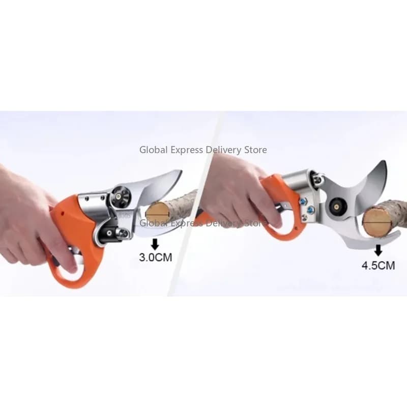 Lithium Battery Electric Shears – Cutting range of 111-45 mm with ham, non-slip handle and folding design