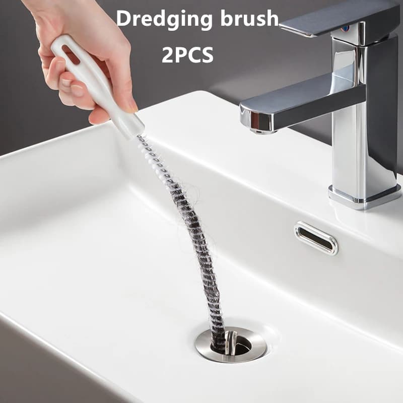 Tubo Dredging Brush Bagno Capelli Fona Lavello Pulizia Spazzola Drain Cleaner Flessibile Cleaner Clog Plug Hole Remover Tool