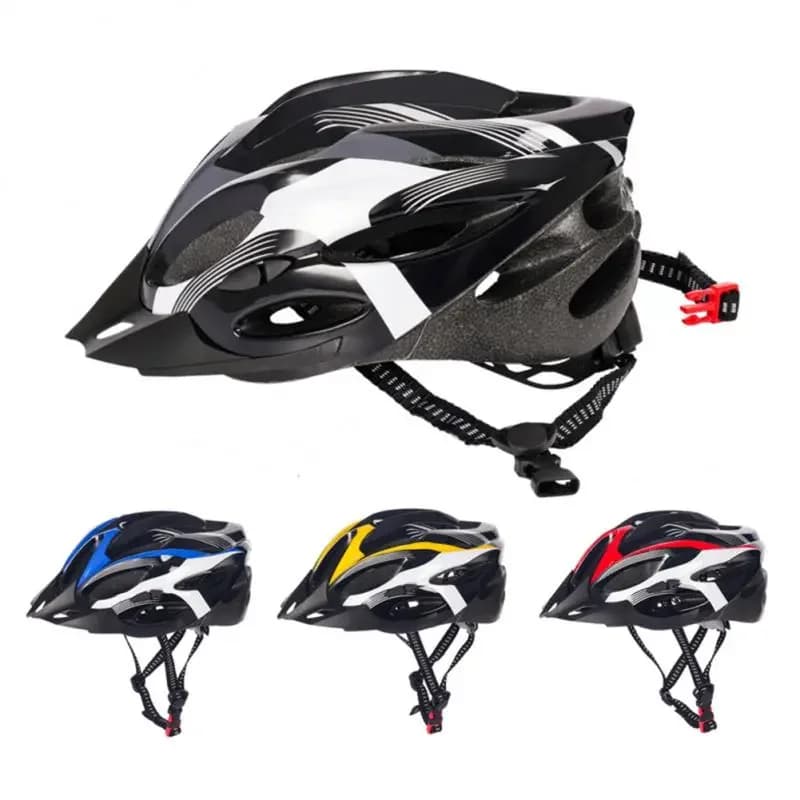 Casco con struttura in fibra di carbonio adulto MTB Mountain Bike attrezzatura da ciclismo sicurezza bicicletta moto cappello Caps donna maschio EPS schiuma
