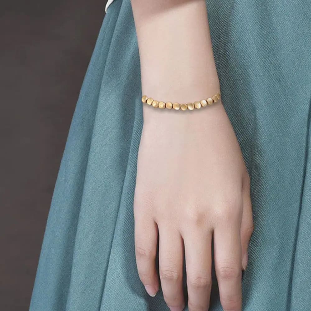 Women Good Lucky Thread Adjustable Buddhist Cotton Braided Bracelet Wrist Jewelry Bangles Copper Beads